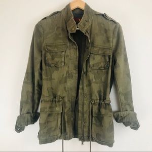 7 For All Mankind Camouflage Utility Jacket Small